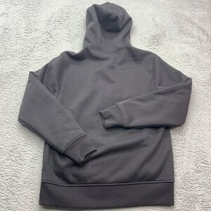 Sherpa Lined Full Zip Hoodie Mens Medium Black Members Mark Outdoor NEW w/ TAGS